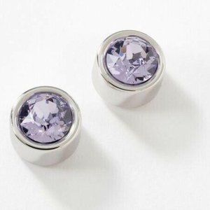 Touchstone Crystal Ice Earrings Lavender